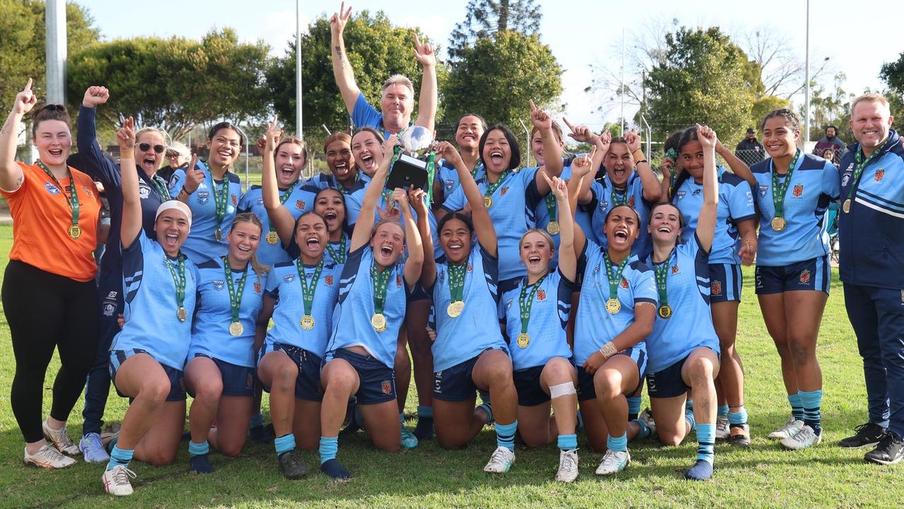 ASSRL Under-16 girls champions NSW Combined High School