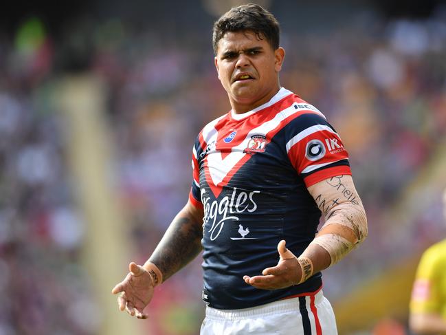 It may seem counter-intuitive to sell Latrell Mitchell while he’s scoring so well. Picture: AAP Image/Darren England