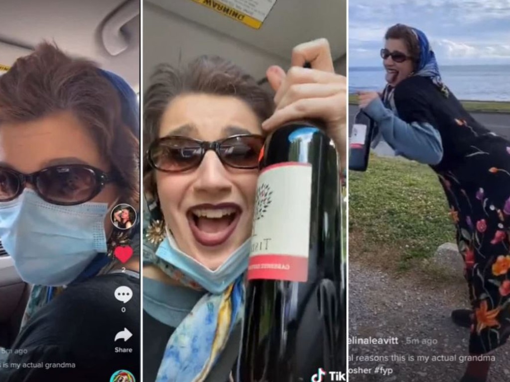 This young person scored a bottle of red.