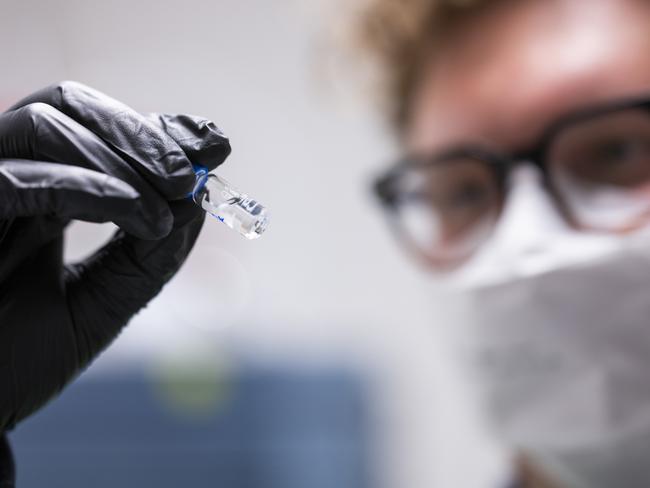 CANBERRA, AUSTRALIA - NewsWire Photos July 21, 2022: Chemical Analyst, Patrick test for substance for Fentanyl at AustraliaÃs first fixed pill-testing clinic CanTEST Health and Drug Checking Service in Canberra. Picture: NCA NewsWire / Martin Ollman