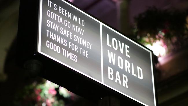 World Bar will close its doors on Thursday. Picture: Christian Gilles