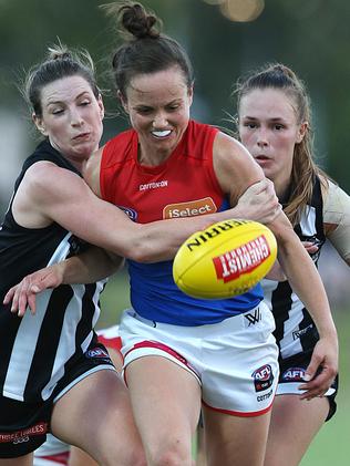 Melbourne captain Daisy Pearce. Picture: Ian Currie