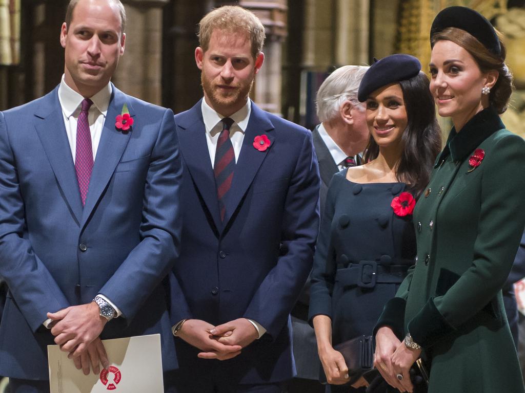 The two couples have been dubbed the Fab Four by the British media.