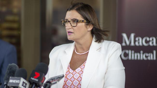 Education Minister Sarah Mitchell denies there is a looming teacher shortage. Picture: Christian Gilles/NCA NewsWire