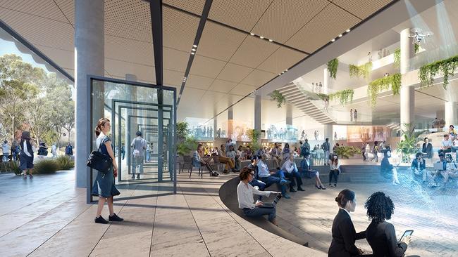 Artist’s impressions of outside the Entrepreneur and Innovation Centre (EIC) at Lot Fourteen.