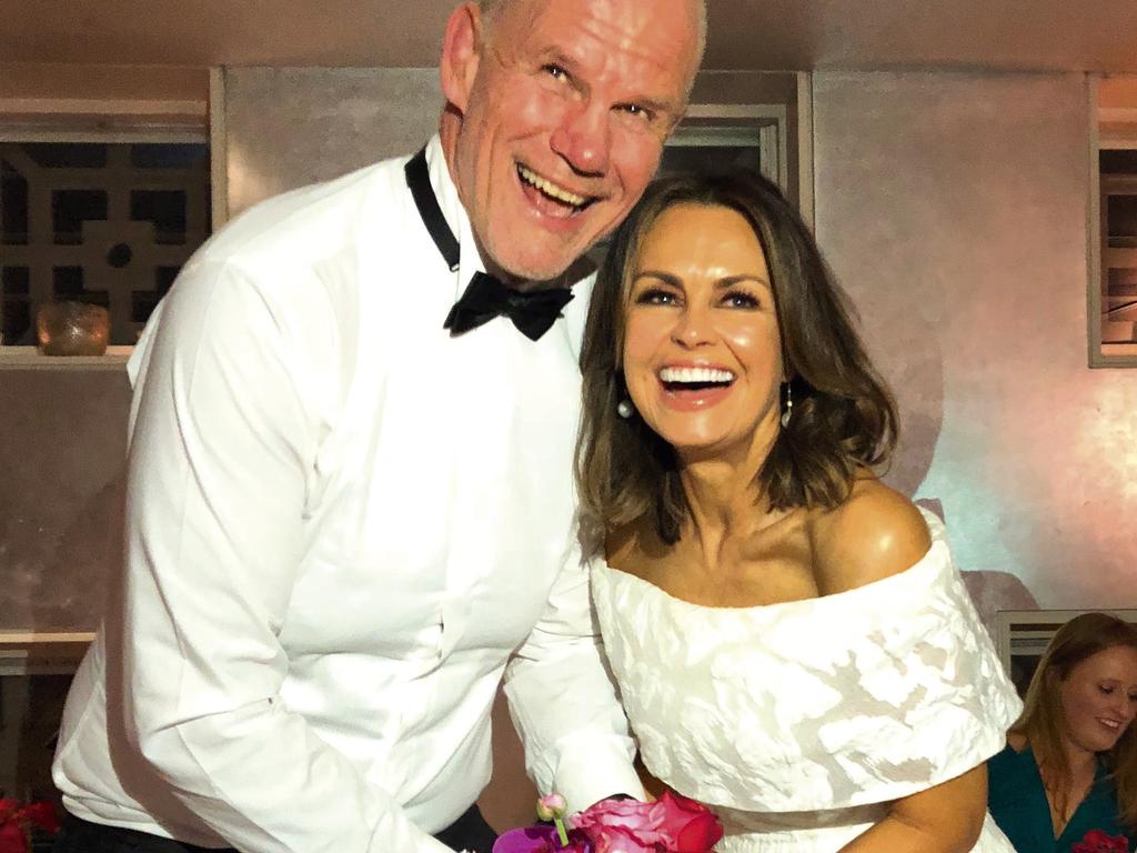 Lisa Wilkinson and husband Peter FitzSimons.