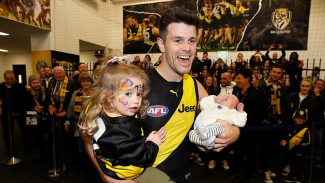 Trent Cotchin has battled through an injury plagued season.