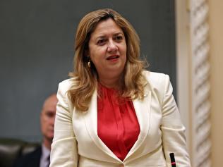 Premier Annastacia Palaszczuk during Question Time. Picture: Tara Croser.