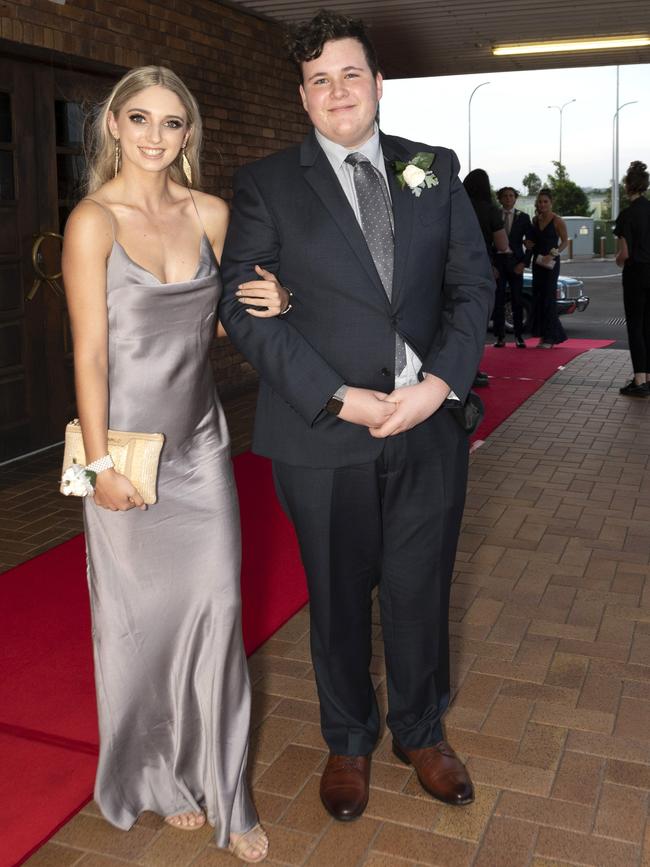Toowoomba Grammar School senior formal held at Rumours. Jordan Dann and Jordyn Schriek