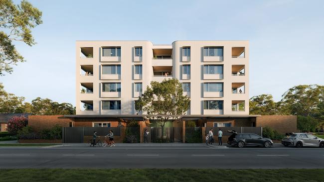 Designs have been released for a new development at Seaton, with 22 apartments to be built for public housing tenants. Picture: Supplied