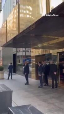 Trump heckled as he leaves Trump Tower