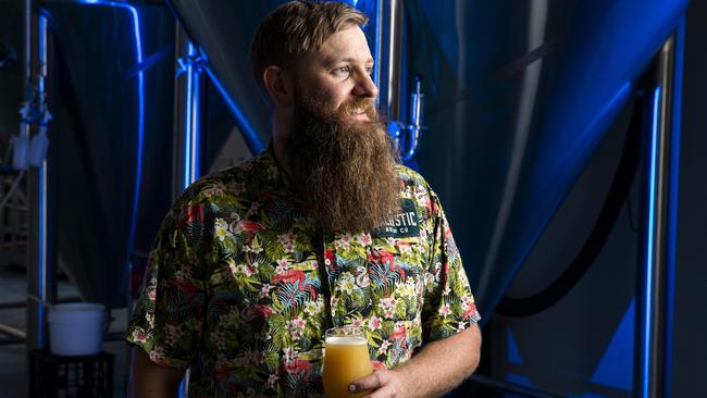 Head Brewer Lachy Crothers. Photo: AAP/Richard Walker