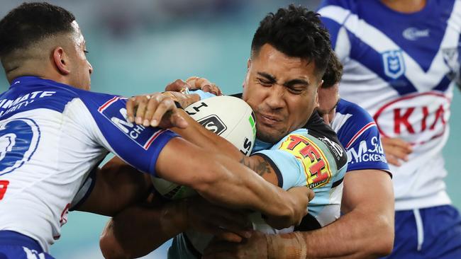 Former Cronulla star Sosaia Feki got off to a flyer this week. Picture: Brett Costello