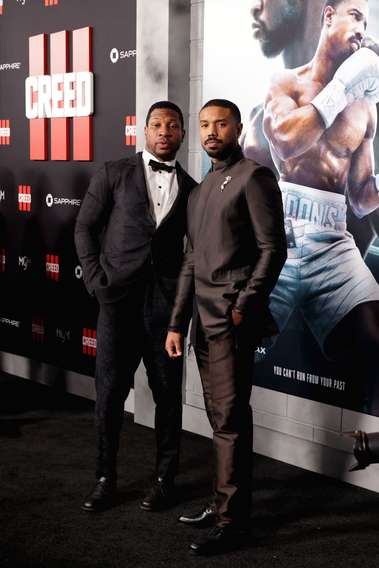 Michael B. Jordan Suits Up in Givenchy for 'Creed III' L.A.
