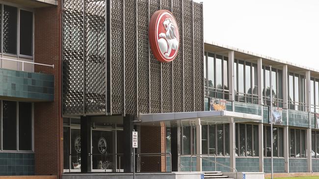 The front of the old Holden factory. Picture: AAP Image/Mike Burton