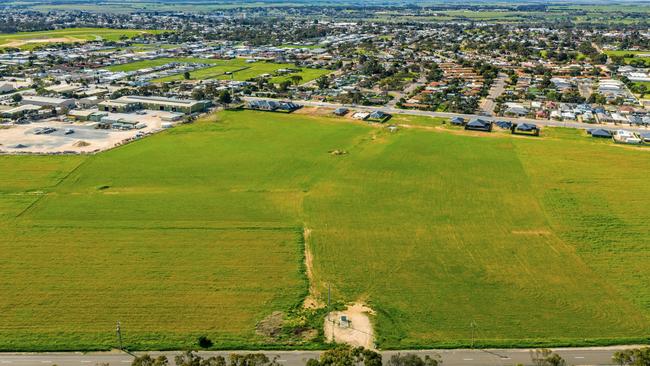 Aerial view of the site where Oceanic Properties will develop 118 new homes. Picture: Supplied by Oceanic Properties and Investment Group