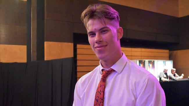Blake Ireland at the Mackay State High School formal at the MECC, on Wednesday November 18. Picture: Zizi Averill