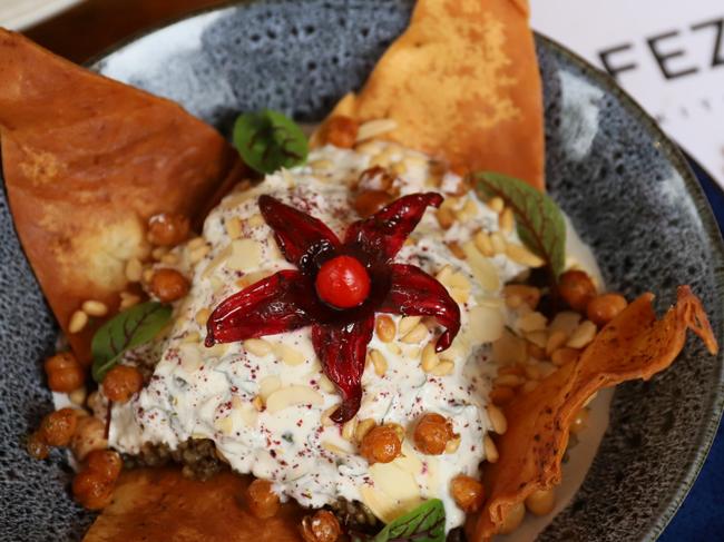 Vegetarian fatteh. Picture: Jenifer Jagielski