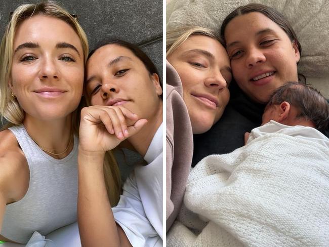 sam kerr announces baby's birth