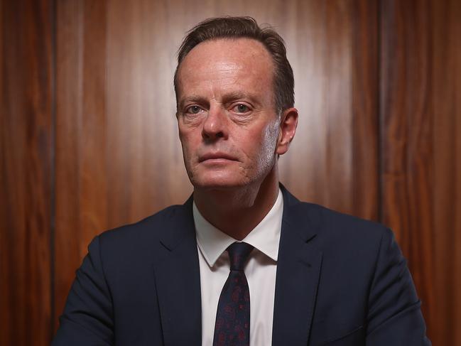 SUNDAY TELEGRAPH - 16/11/18New NSW Crime Commission boss Peter Cotter pictured in his office in SYdney CBD. Pic, Sam Ruttyn