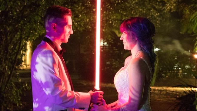 Petra Wagemaker and Andrew Wagemaker - Star Wars wacky weddings