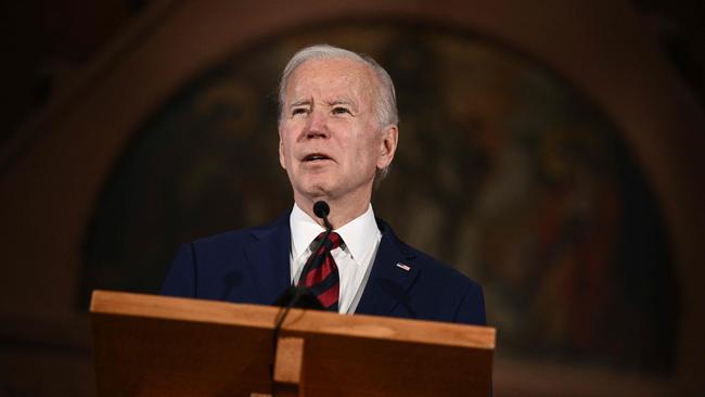 The midterms were the most successful for any Democratic president since John F. Kennedy in 1962, who had a 62 per cent approval rating, 20 points more than President Joe Biden. Picture: AFP