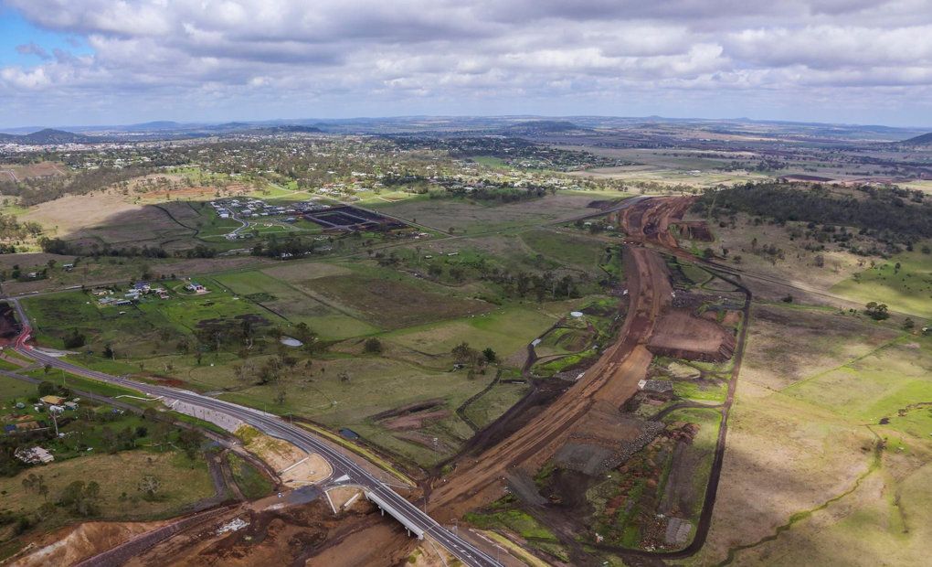 Nexus has shared photos of the Toowoomba Second Range Crossing on its Facebook page. Picture: Above Photography PTY LTD