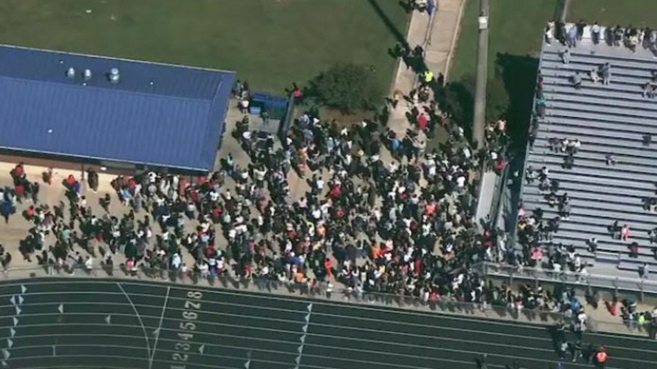 Deaths after school shooting in Georgia, US. Picture: ANF.