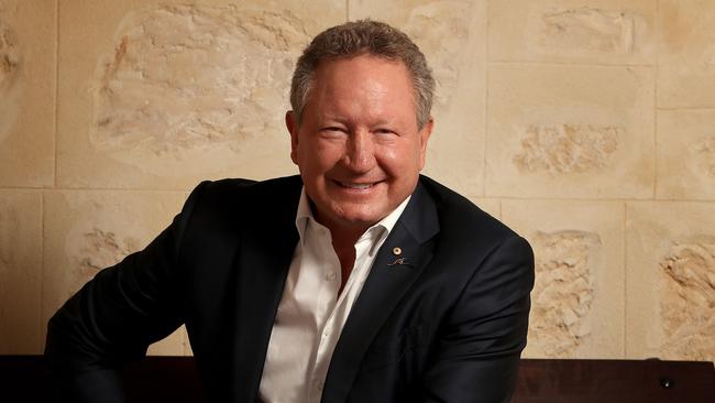 Fortescue’s executive chairman Andrew Forrest. Picture: Colin Murty