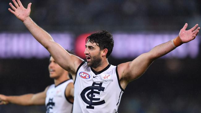 Alex Fasolo in action for Carlton this year.