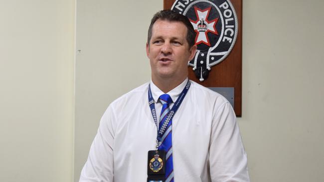 Capricornia Detective Acting Inspector Luke Peachey. Picture: Aden Stokes