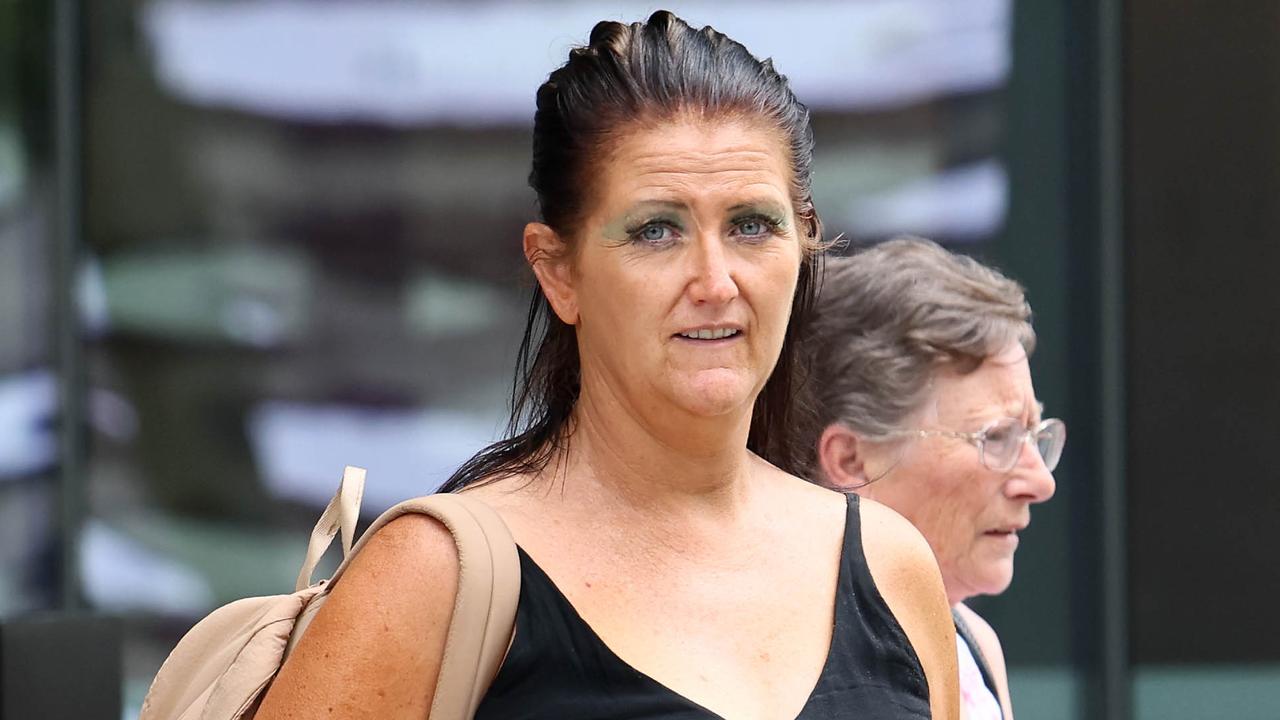 Rivers (centre) also pleaded guilty to possessing the drug ice after police found two clip seal bags of the substance in her car in January 2023. Picture: NewsWire/Tertius Pickard