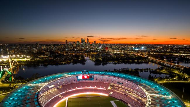 Burswood. Airviewonline unveils Australia's top aerial views captured or curated by veteran photographer Stephen Brookes. Picture: Stephen Brookes