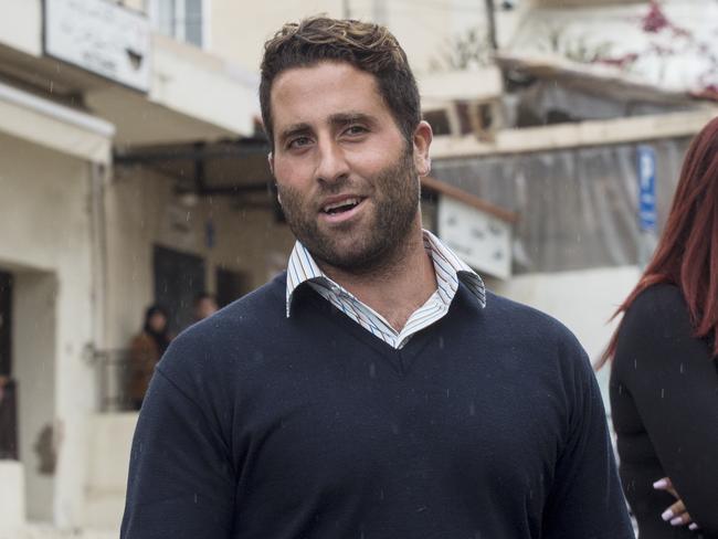 Ali Al-Amine, father of Lahela and Noah, outside Baabda courthouse. Picture: Ella Pellegrini