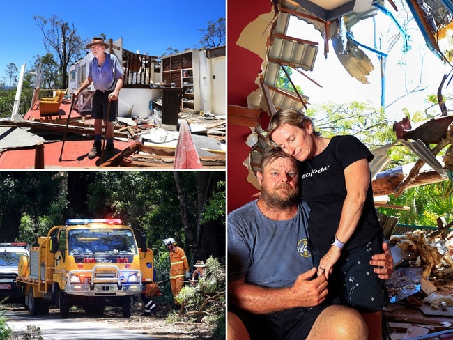 Destruction on the Gold Coast following the wild Christmas storms