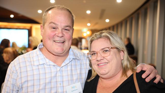 Scott Brown and Melissa Brown at the Gold Coast Australian of the Year Awards 2024 at Skypoint Q1 for Gold Coast at Large. Picture, Portia Large.