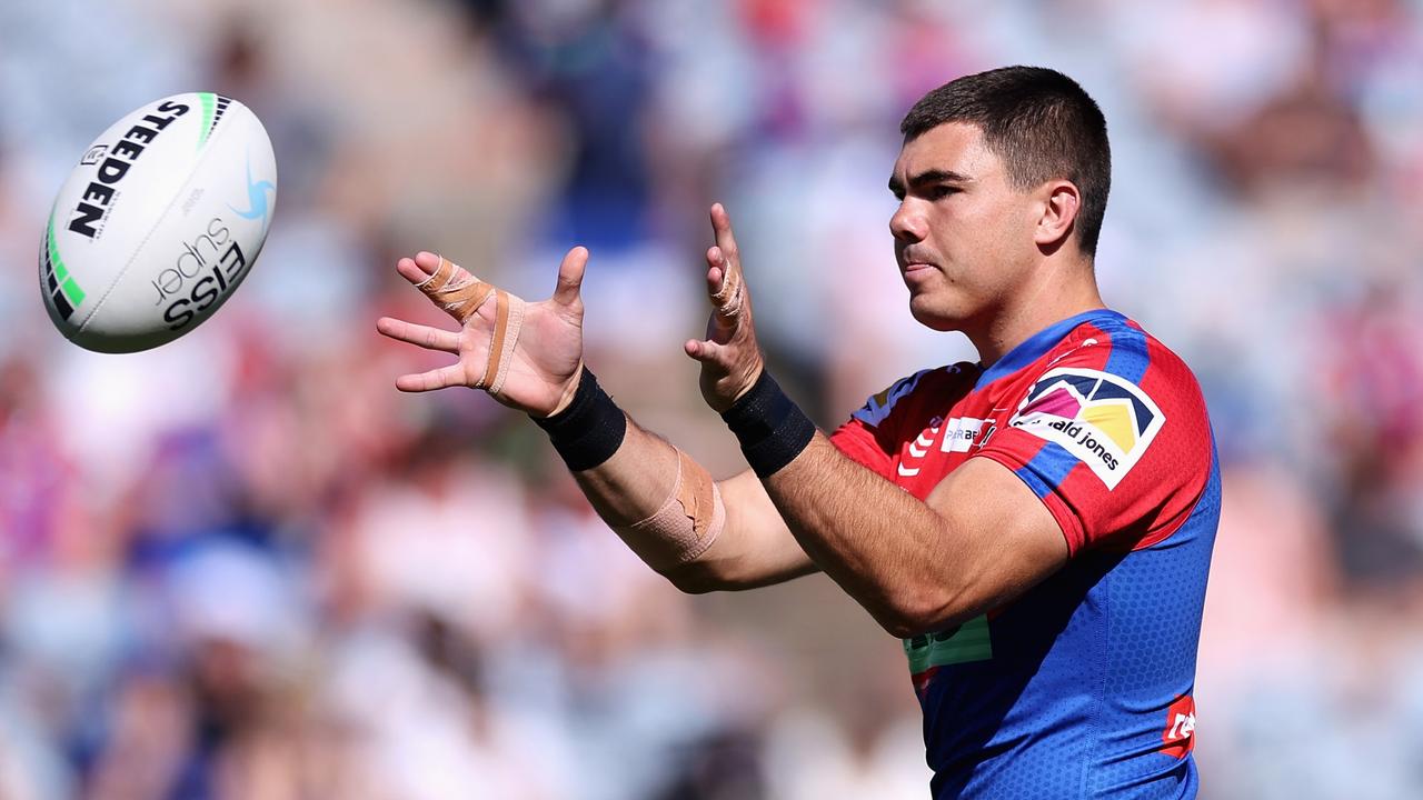 Jake Clifford will start at halfback for the Knights against the Warriors. Picture: Cameron Spencer/Getty Images