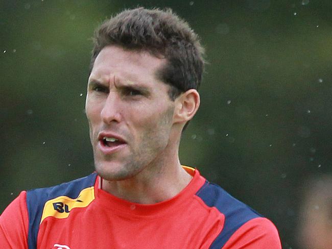 Adelaide Crows Training AFL at Max Basheer Reserve - AAMI Stadium. Darren Glass Picture Dylan Coker