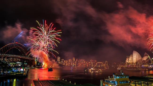 Sydney's 9am Fireworks 2023. Picture: City of Sydney / NCA NewsWire