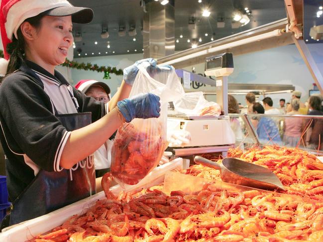 Grab some fresh seafood at Sydney Fish Market. Picture: Sydney Fish Market