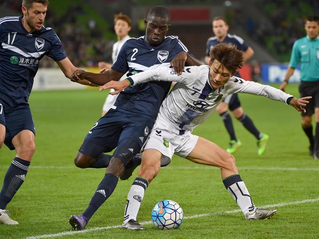 Melbourne Victory couldn’t get past Jeonbuk Hyundai Motors in 2016. Picture: AFP