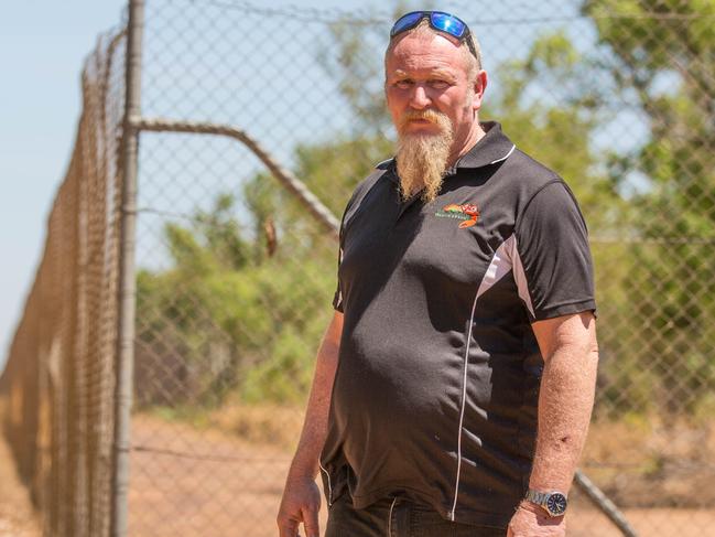 31/08/2017 Warren Grieve, father of imprisoned Zak Grieve, visits his son at Darwin Prison. The Northern Territory Administrator will consider an early ­release for the young Aboriginal man serving a life sentence for a murder the judge found he did not physically commit. Glenn Campbell/The Australian