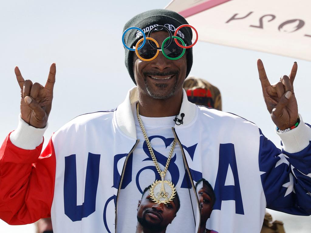 US rapper and sports commentator for US broadcaster NBC Snoop Dogg. Picture: Odd ANDERSEN / AFP