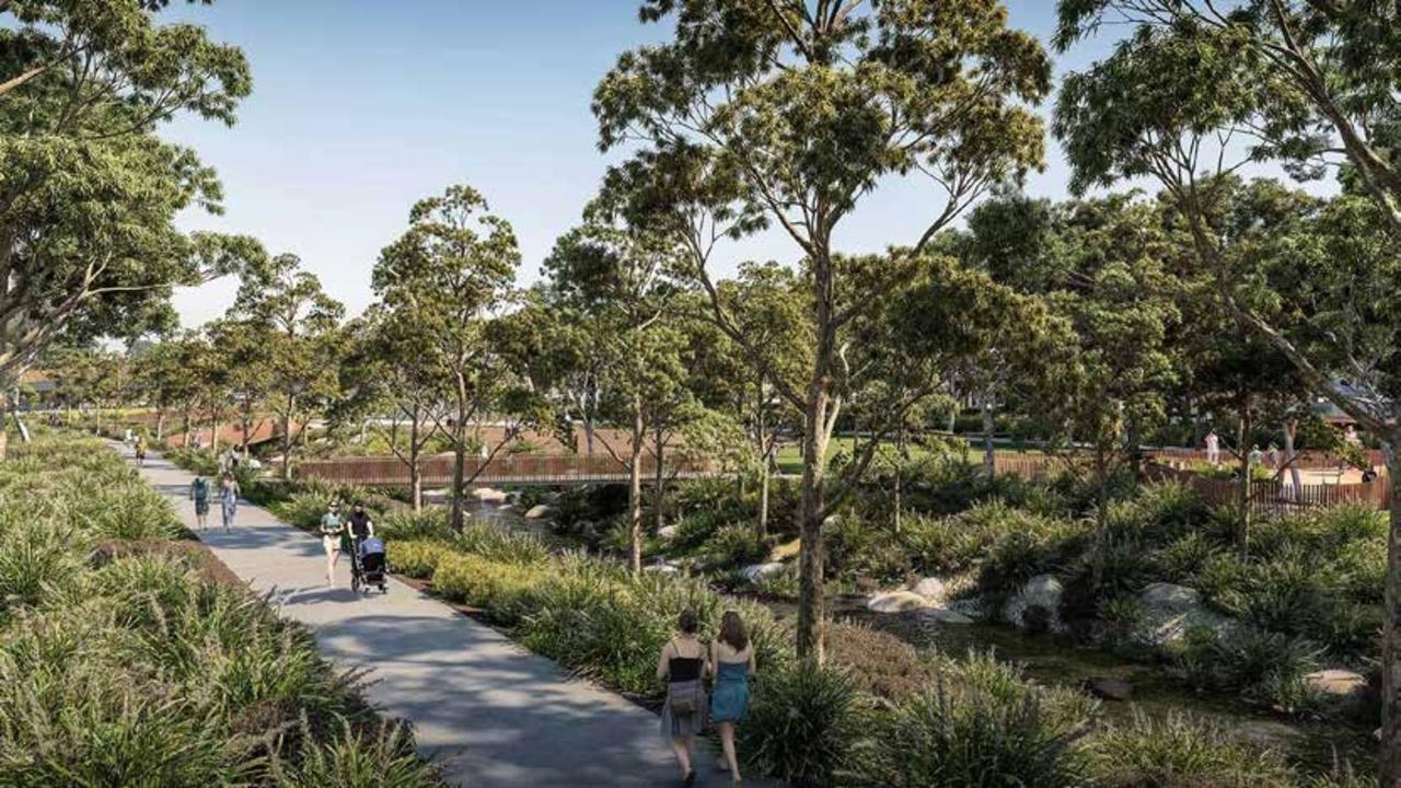 Concept images for the proposed $100m 230-home over-55s lifestyle resort at Murray Bridge. Picture: Clover Green Space