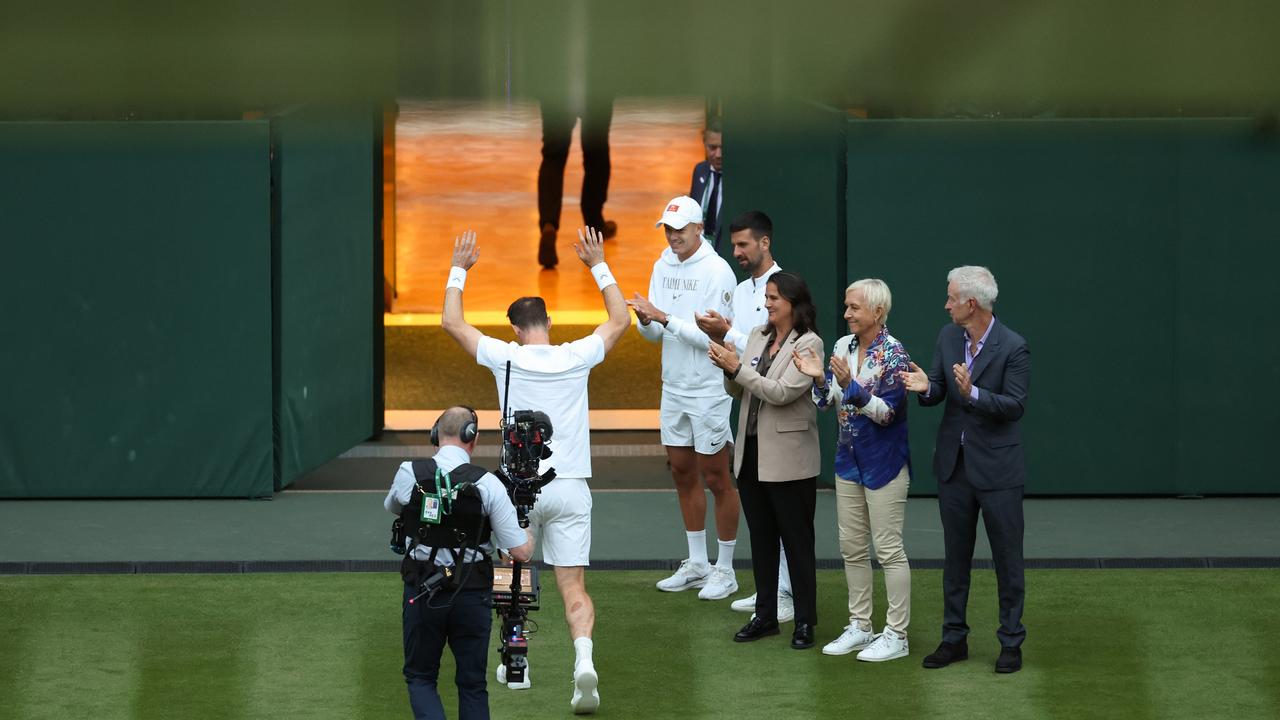 Andy Murray had a great innings. Photo by Julian Finney/Getty Images.