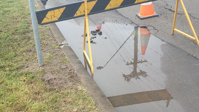 There is a clear dip in Nepean St near the Great Western Highway, and clear evidence of cracking in the guttering.