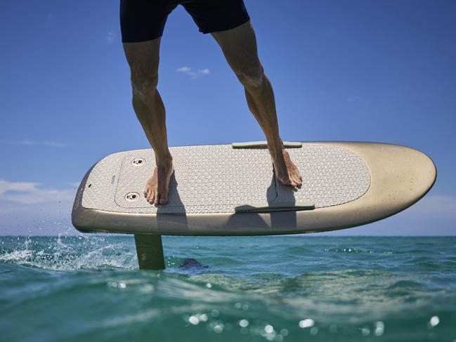 EMBARGO FOR WISH MAGAZINE 05 MAY 2023. FEE MAY APPLY. Fliteboard Pro Ocean Ride Board. Photo: Supplied