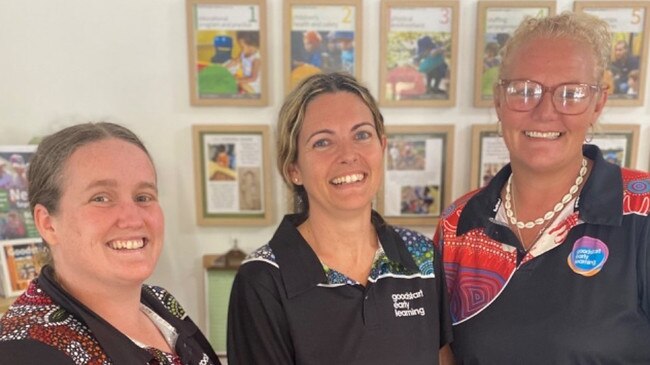 (Left-right) Jill Foreman , Cherry Murtagh and Katie King were voted the top three early childhood educators on the Sunshine Coast. Picture: contributed