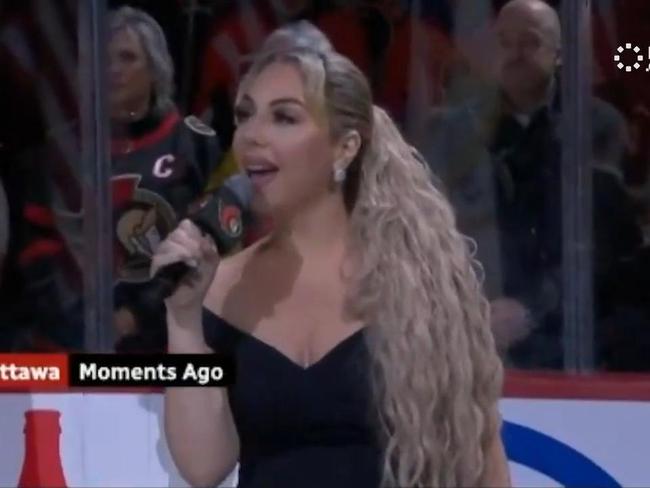 NHL fans boo during United States national anthem