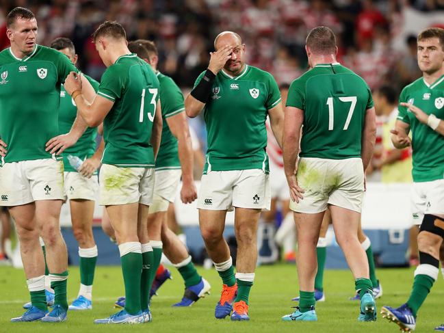 Irish players after the match. Picture: Getty Images